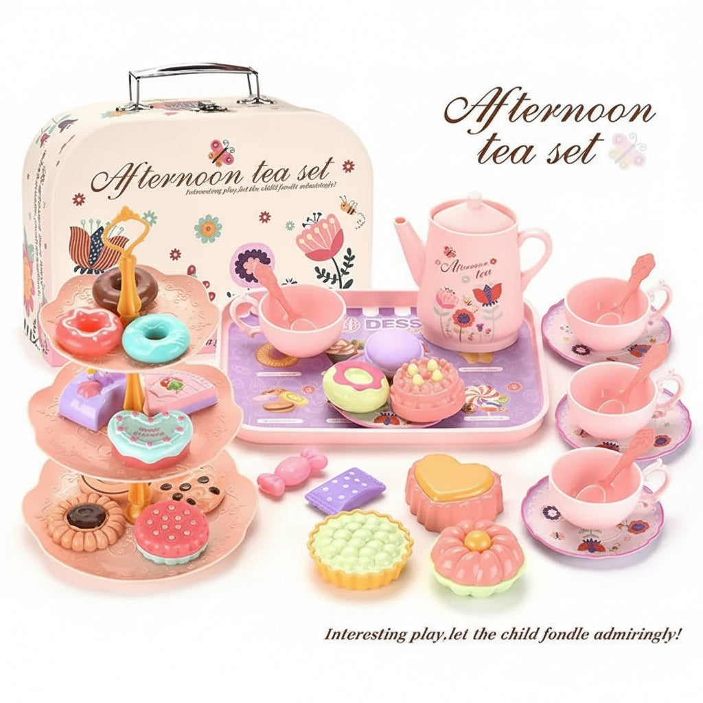 Girls Play House Simulation Dessert & Tea Toy Set