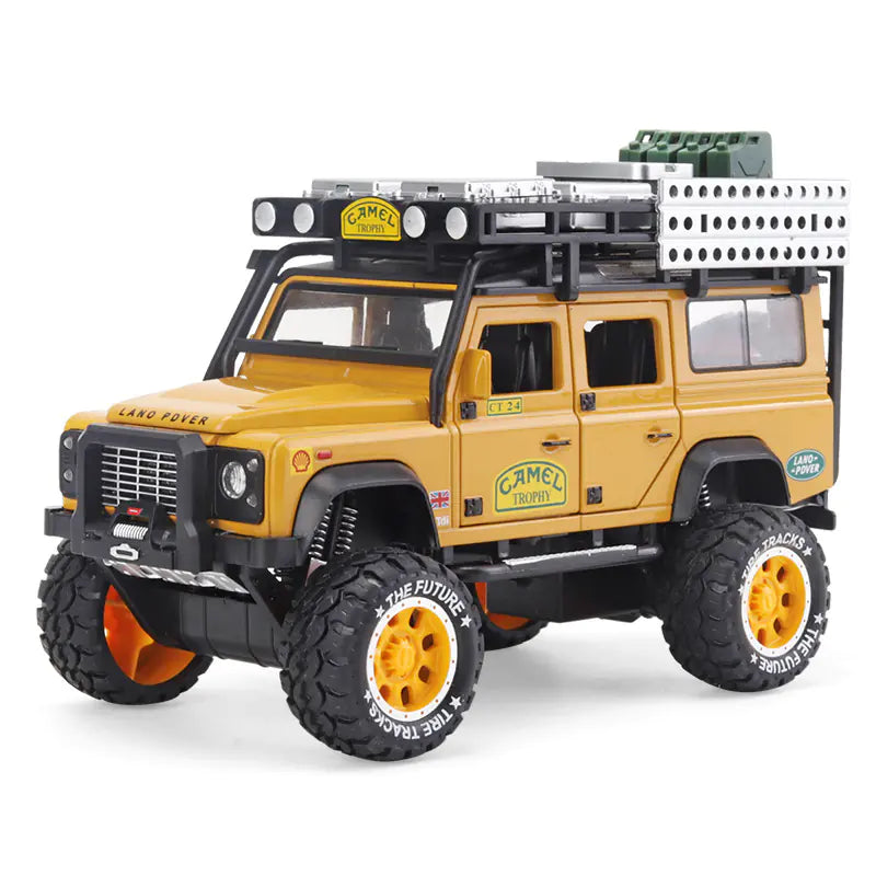 1:24 Scale Alloy Off-Road Toy Car – Diecast Metal Model with Opening Doors for Play & Decoration