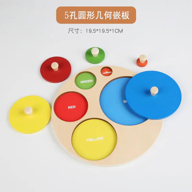 Montessori Puzzle Shape Matching Board for Kids