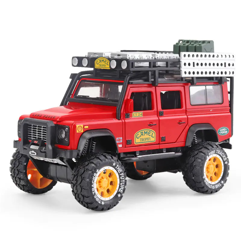 1:24 Scale Alloy Off-Road Toy Car – Diecast Metal Model with Opening Doors for Play & Decoration