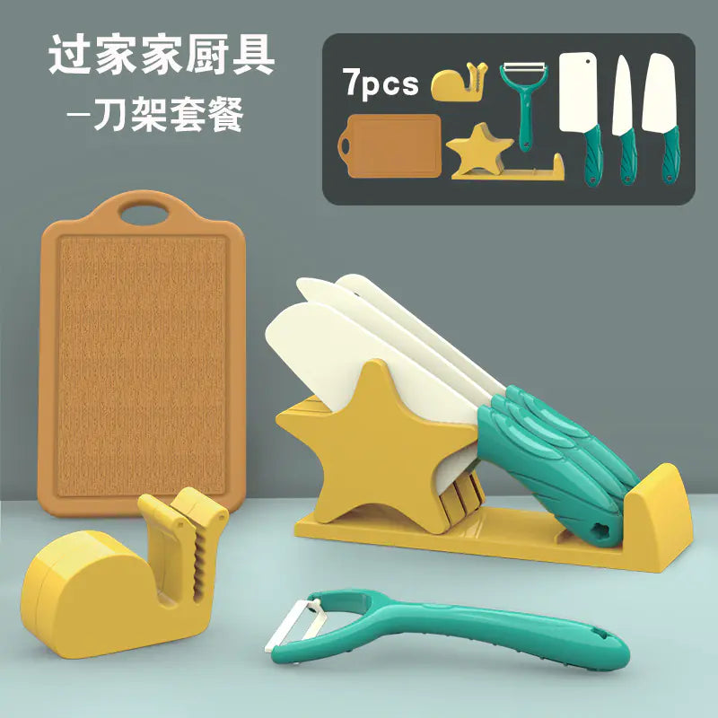 Kids Kitchen Toy Set with Realistic Cooking Accessories