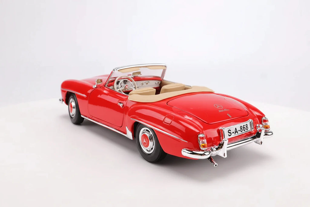 1:18 Scale 1955 Mercedes-Benz 190SL Diecast Model – Highly Detailed Vintage Replica Car