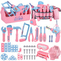 48pc Kids Tool Set with Electronic Drill – Realistic Construction Costume & Tool Belt