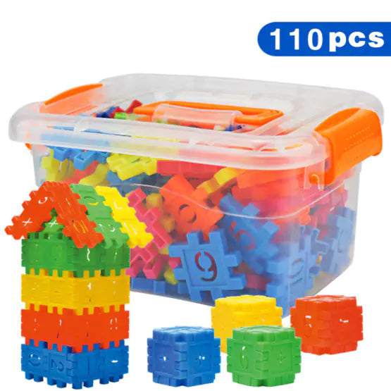 Educational Plastic Building Block Toy Set for Kids