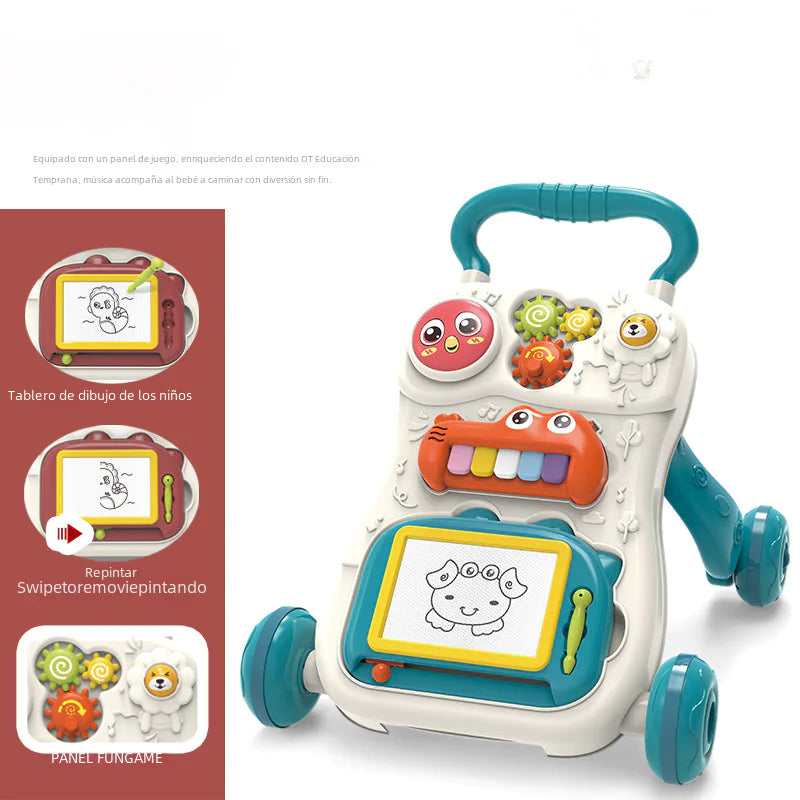 Multifunctional Baby Walker Toy with Music