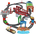 Thomas & Friends Talking Thomas & Percy Motorized Train Set with Smart Interacting Engines